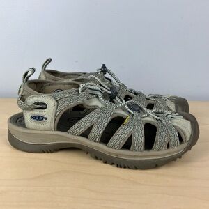 Keen Women’s Size 7.0 Whisper Beige Taupe Strappy Fisherman Sport Hiking Sandals